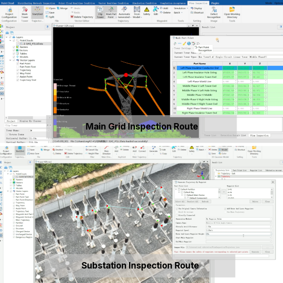 LiPowerline UAV Inspection Route Planning